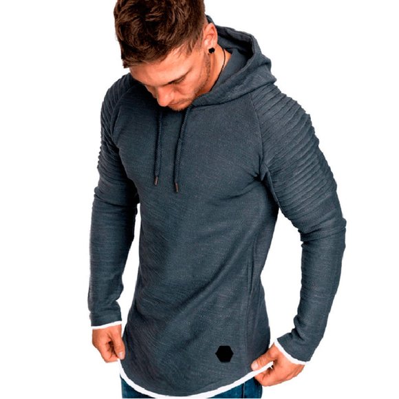 Modern Hoodie Sweatshirt Fleece Workout Gear - Picture 4 of 4